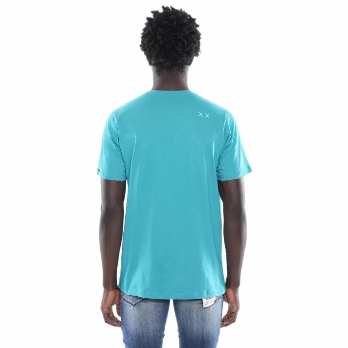 Cult Of Individuality 3D Clean Shimuchan Logo Tee (Tile Blue) 623AC-K66J