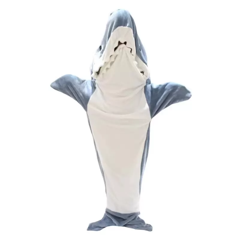 Cute Shark Shawl Blanket Sleeping Bag PN6213