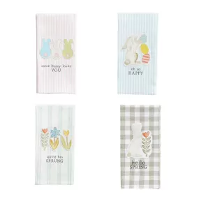 Easter Patch Hand Towels in Assorted Sayings