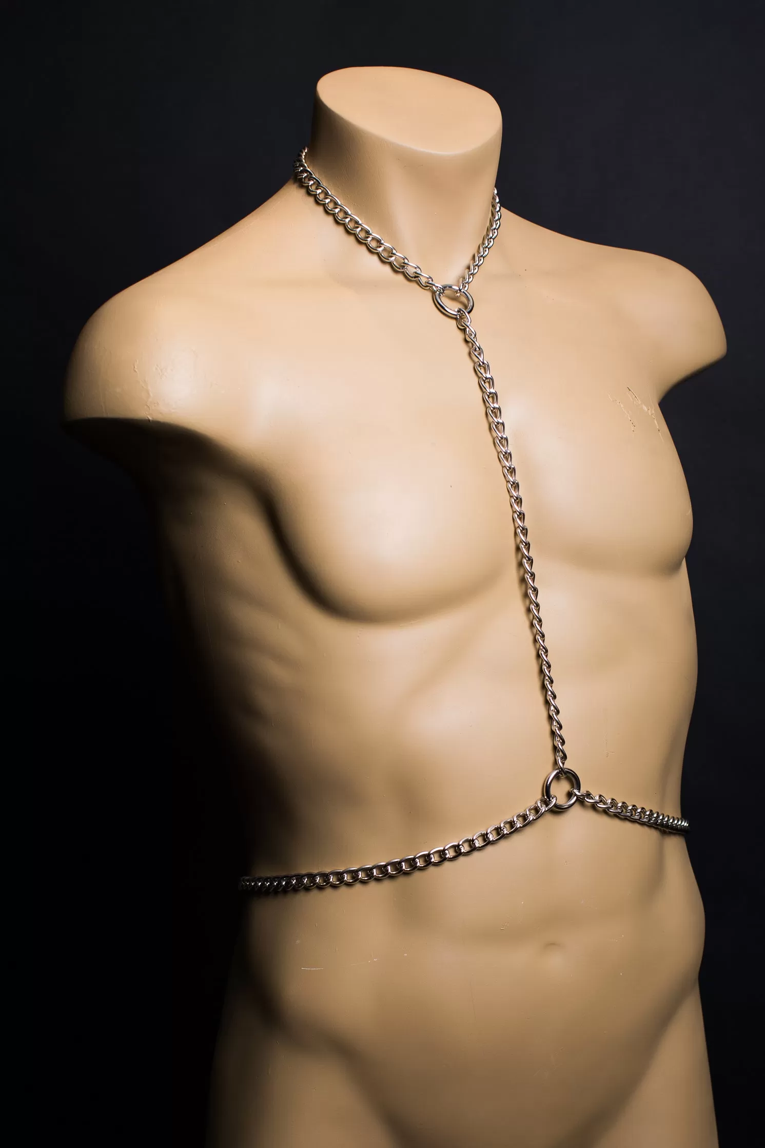 FREDDIE Unisex Silver Body Chain