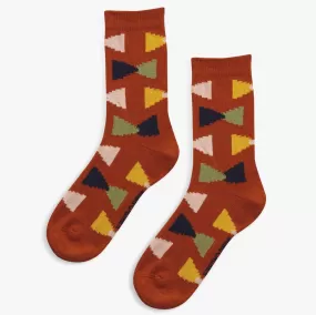 Geometric Short Socks