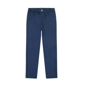 Girls Navy Woven Pants (5-12 Years)