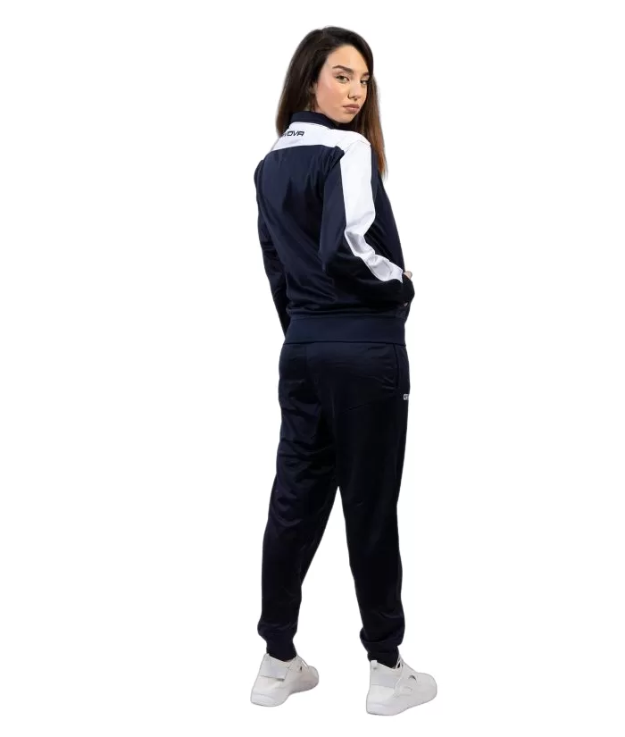 Givova Men's triacetate tracksuit Roma TR036 0403 blue white