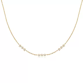 Gold Choker - Starry Night