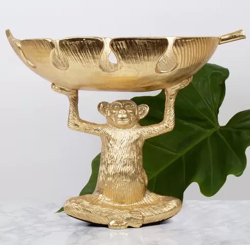 Gold Monkey Fruit Bowl