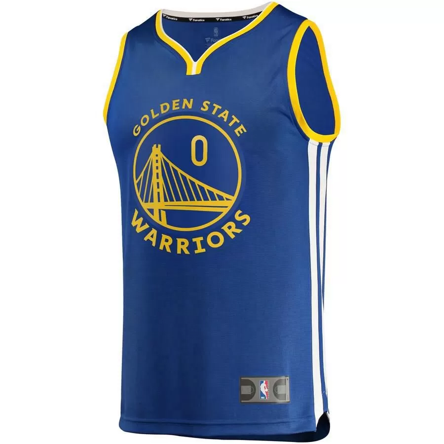 Golden State Warriors D'Angelo Russell Fanatics Branded Replica Fast Break Player Icon Jersey Kids - Blue | Ireland P2893Y4