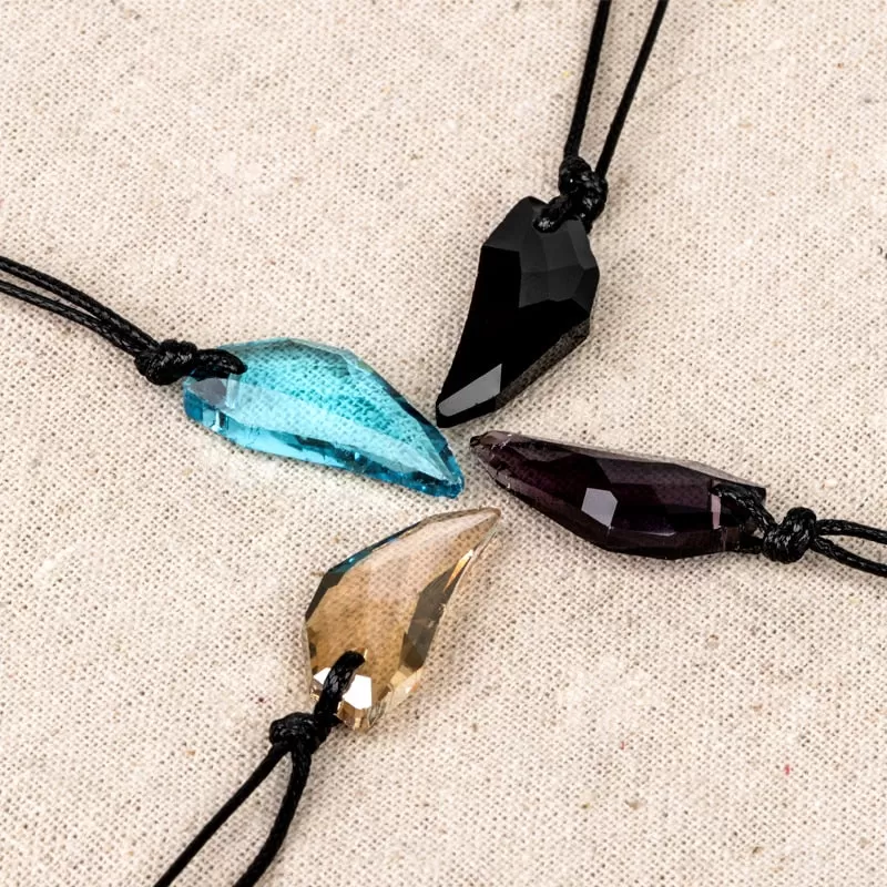 Gorgeous Crystal Wolf Fang Necklaces