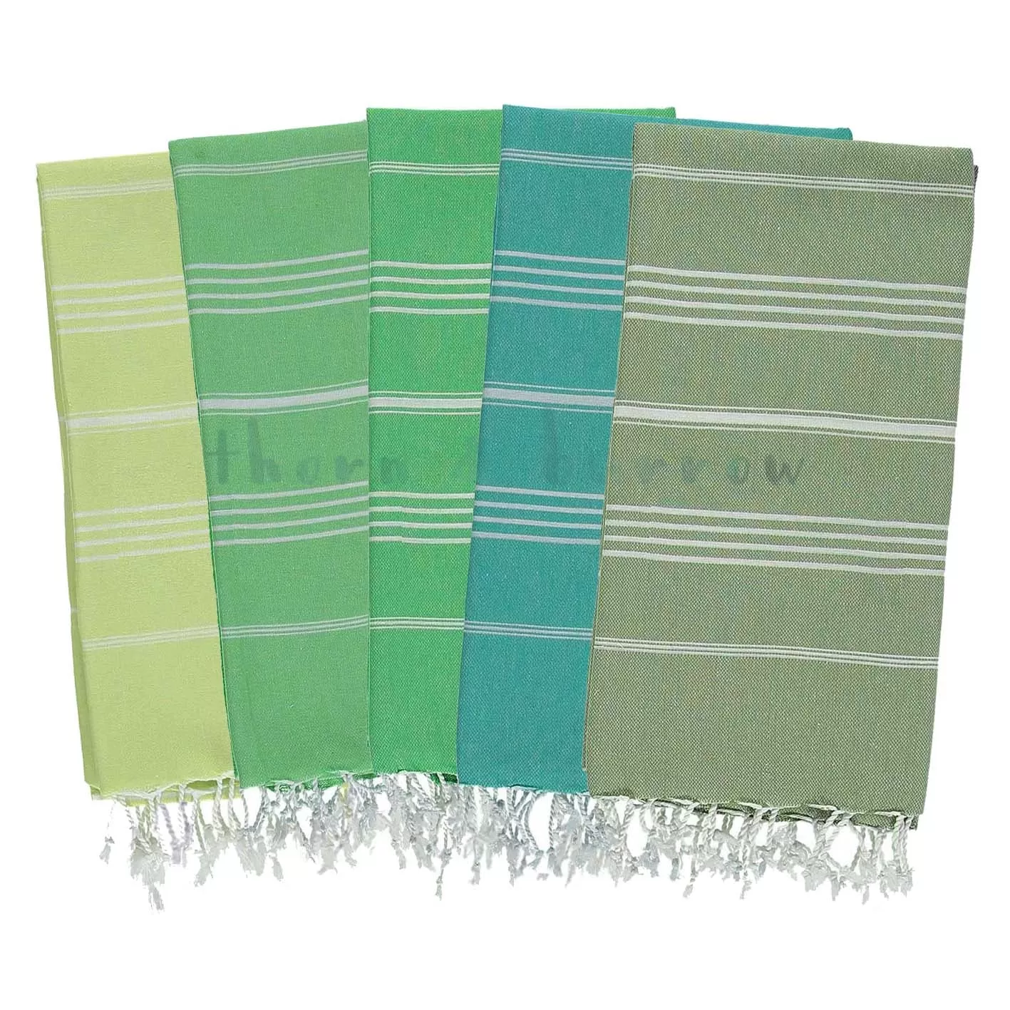 Greens 100% Cotton Mini Turkish Towel