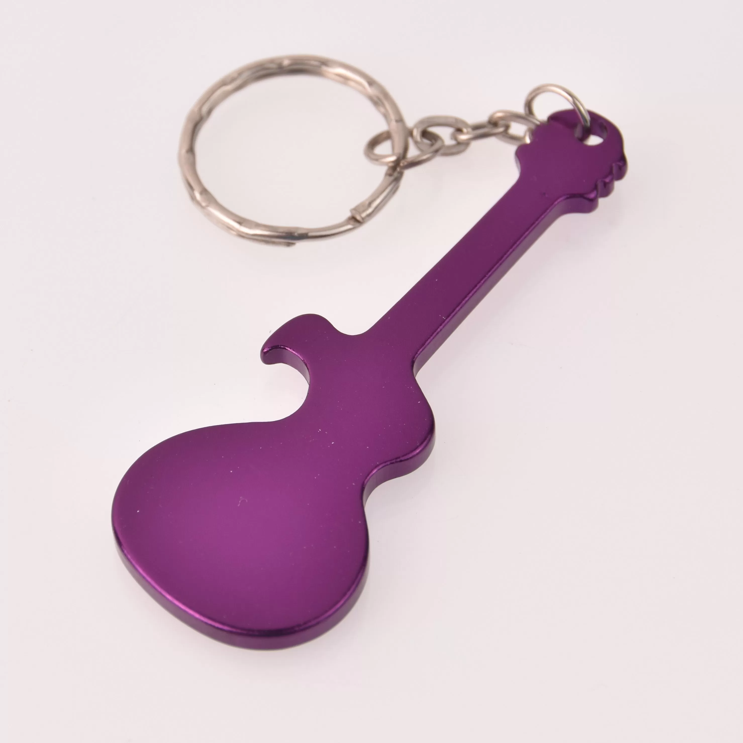 Guitar Bottle Opener Keychain, Choose your color, Stainless Steel Gifts for Men