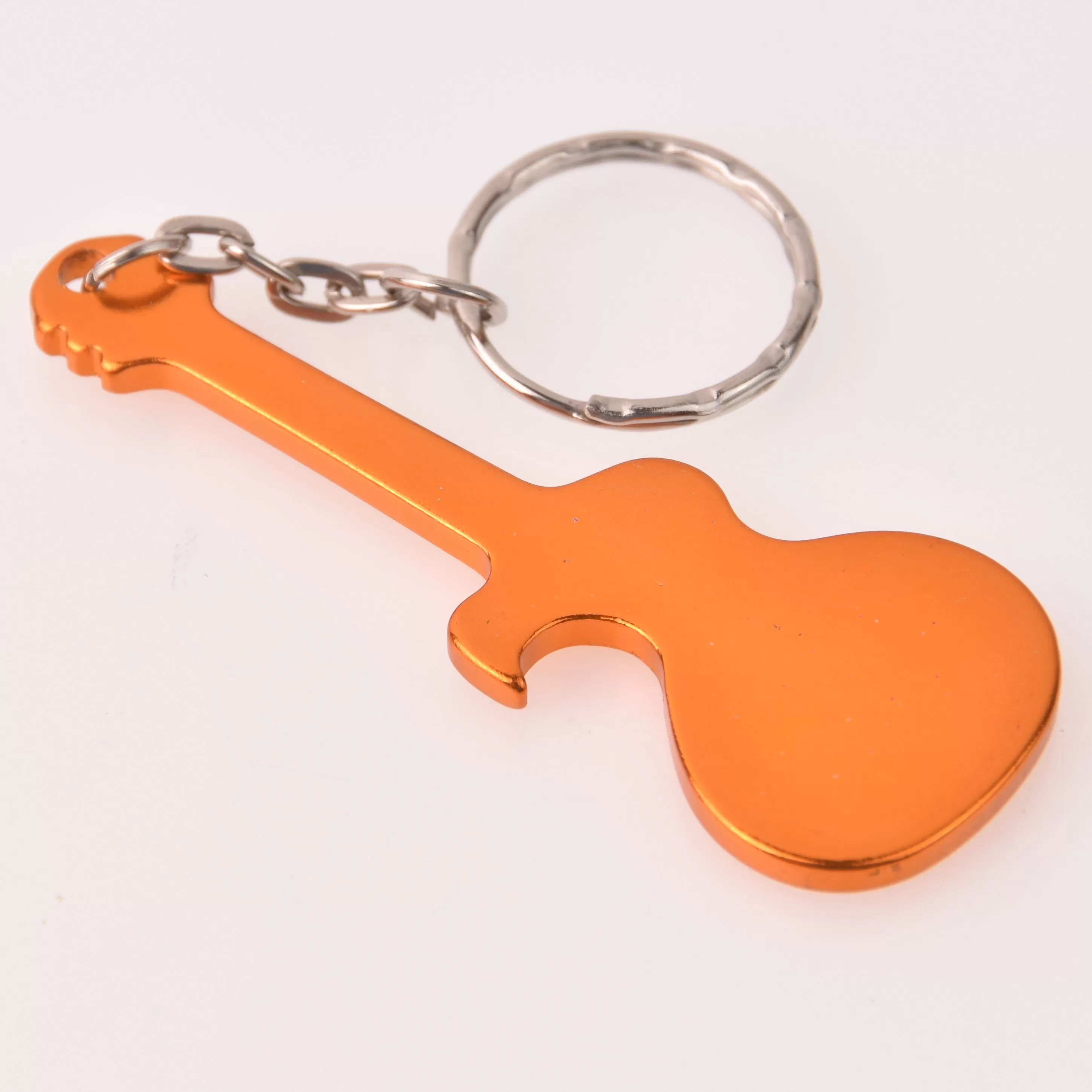 Guitar Bottle Opener Keychain, Choose your color, Stainless Steel Gifts for Men