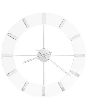 Howard Miller Pearl Oversized Wall Clock - White - Open Dial