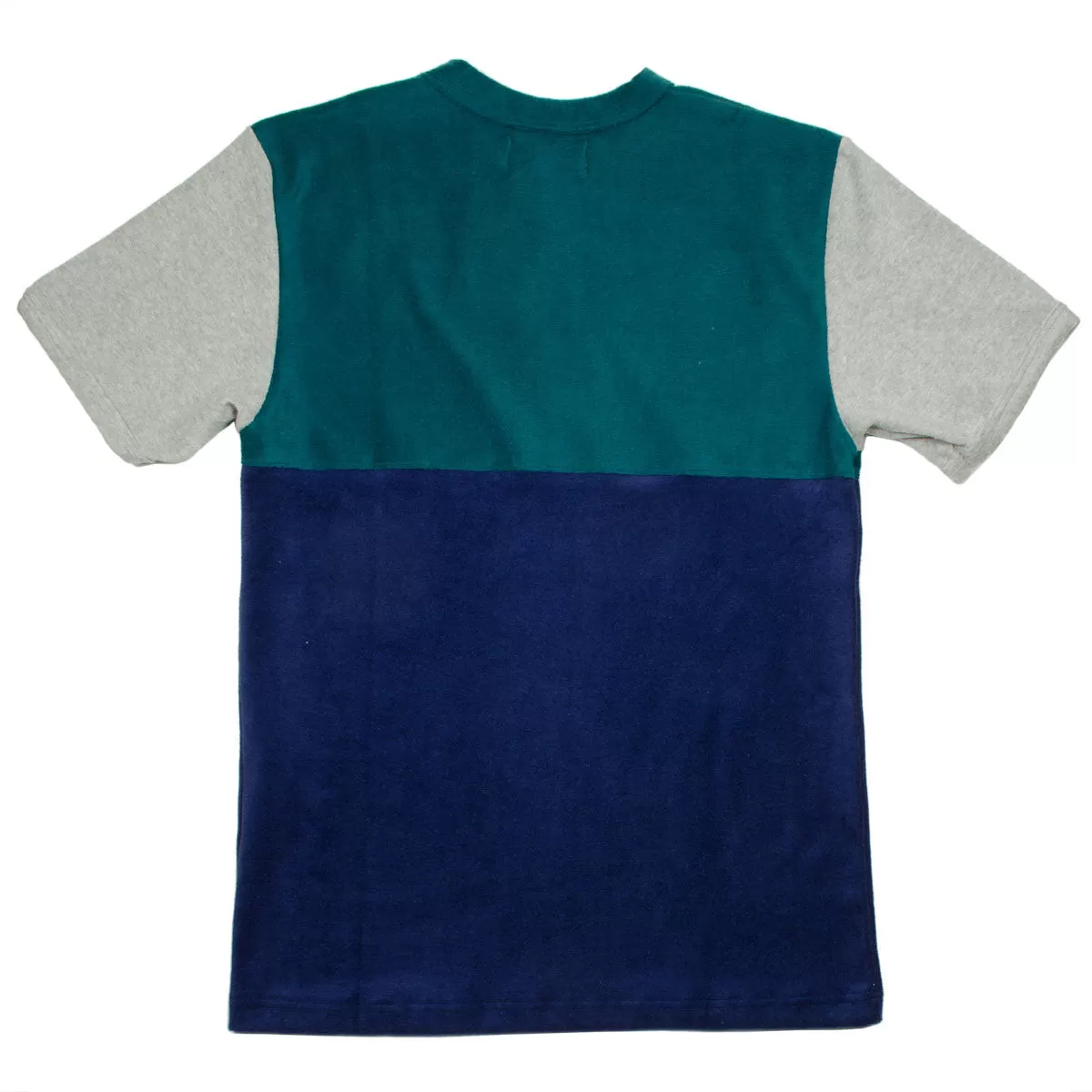 Howlin' - Sunforest Two Color Block T-shirt - Navy / Green / Grey