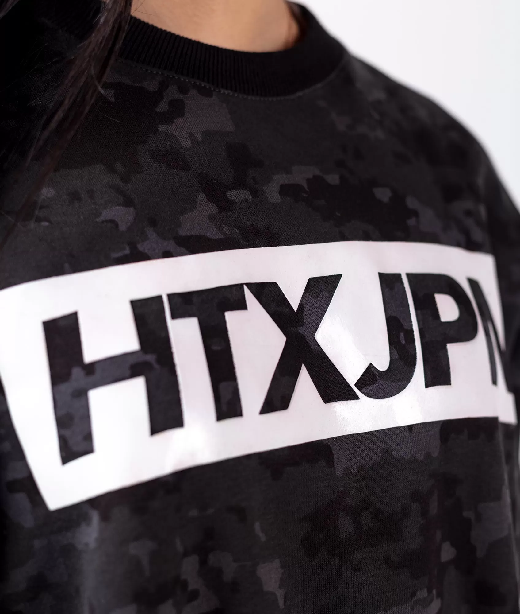 HTXJPN Times Crew Womens Sweater - Camo