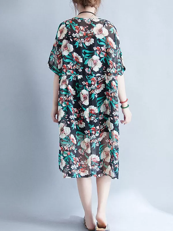 Joy Floral Smock Dress