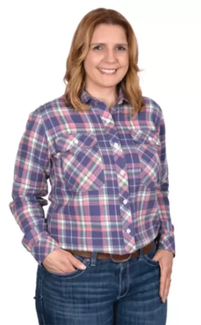 Just Country Workshirt Womens Flannel Plaid