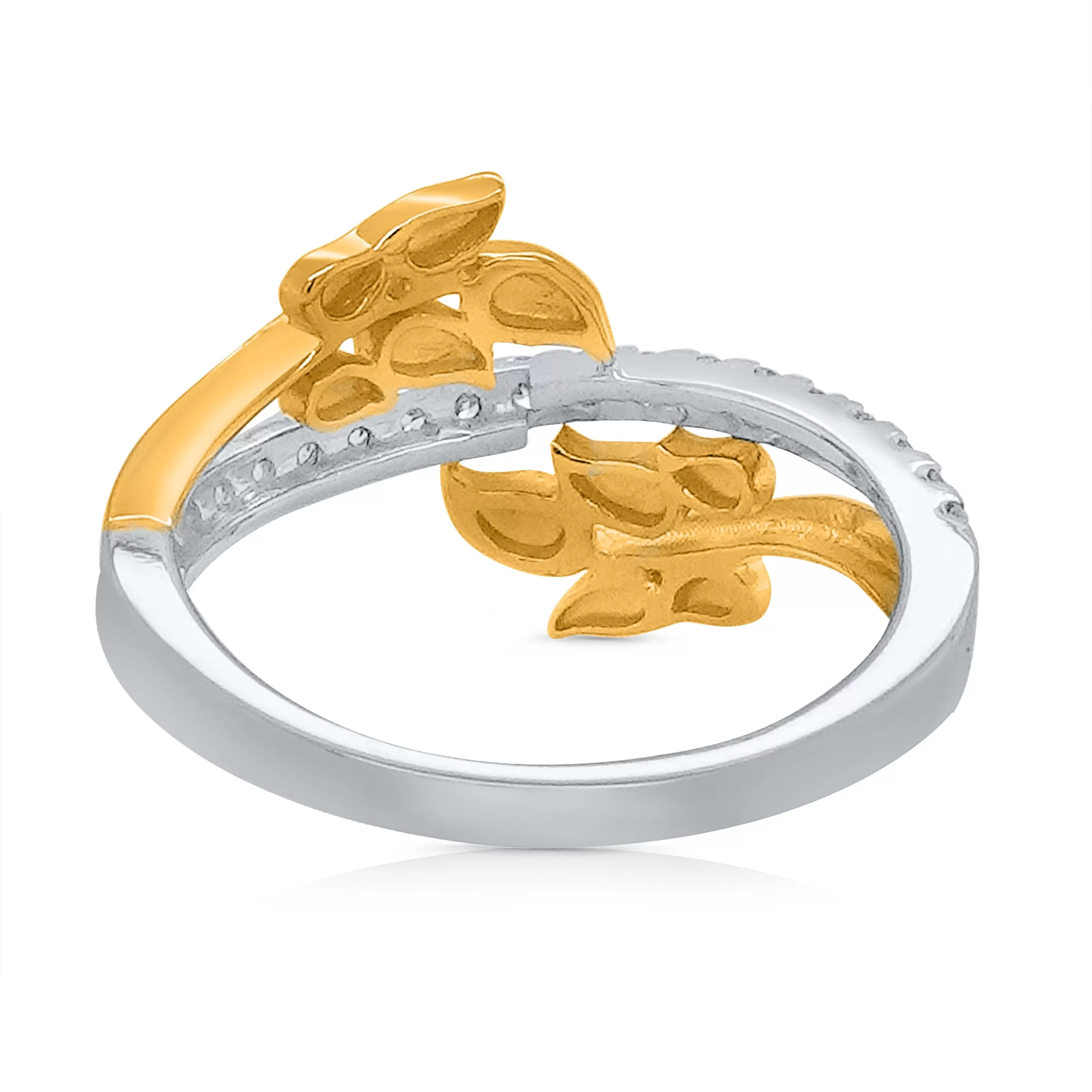 Kallati Eternal Diamond Ring in 14K Two-Tone Gold