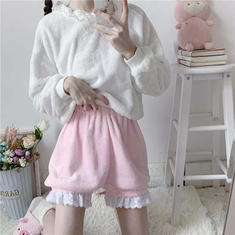 Kawaii Pumpkin Soft Shorts AD12625