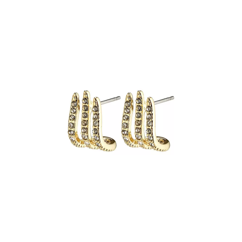 Kaylee Gold Plated Crystal Earrings