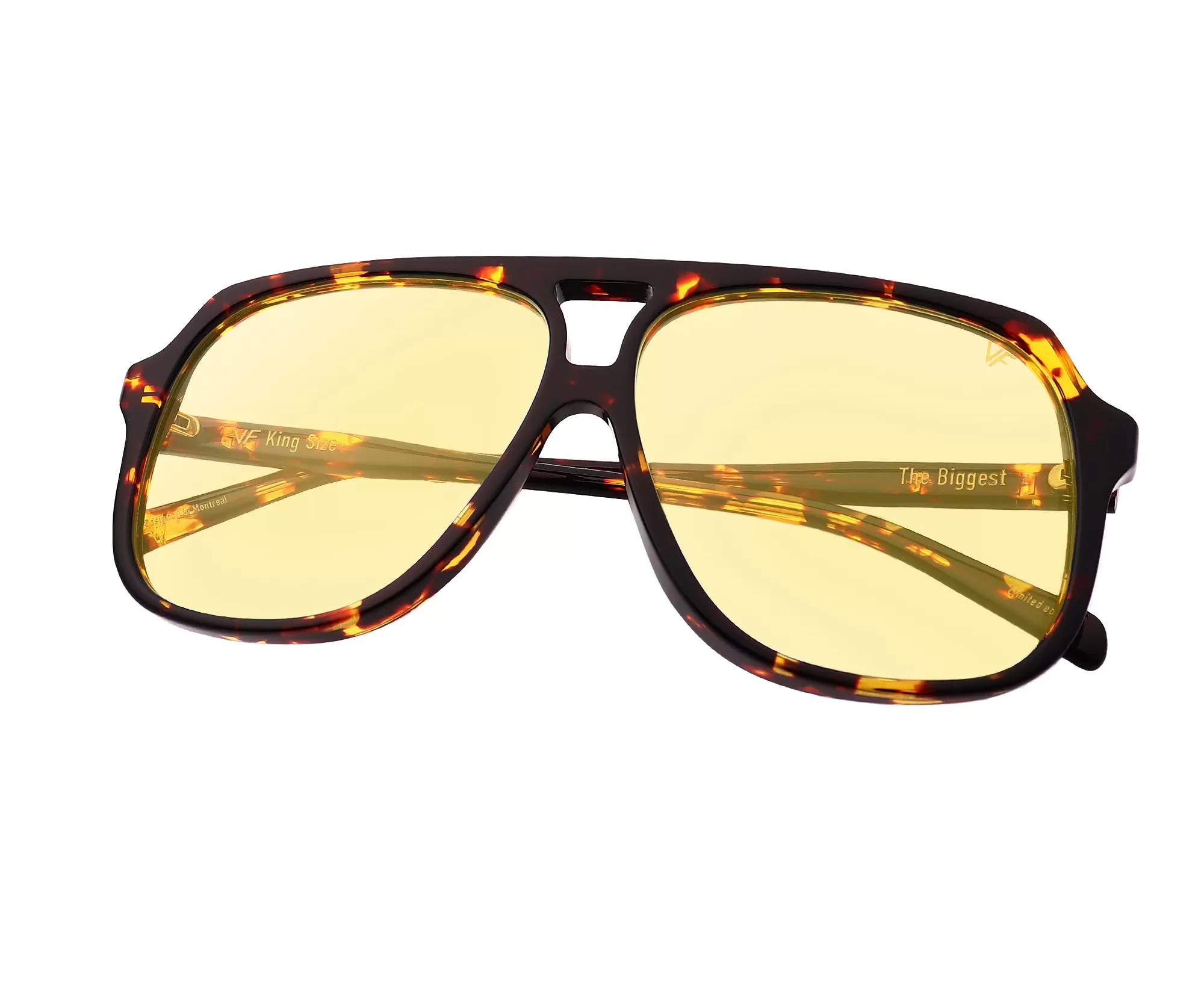 King Size Brown Tortoise Acetate