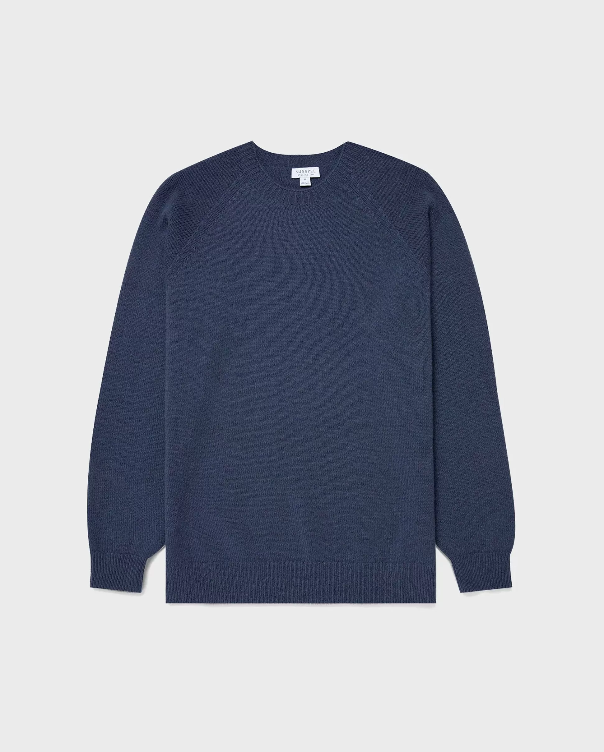 LAMBSWOOL CREW NECK / SLATE BLUE