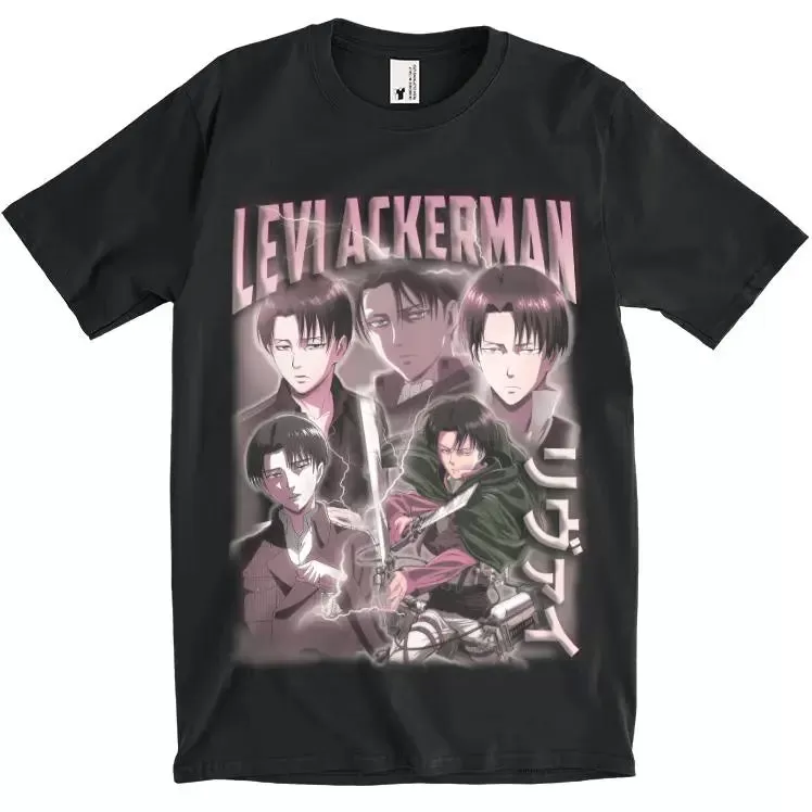 Levi Ackerman Tee - Black