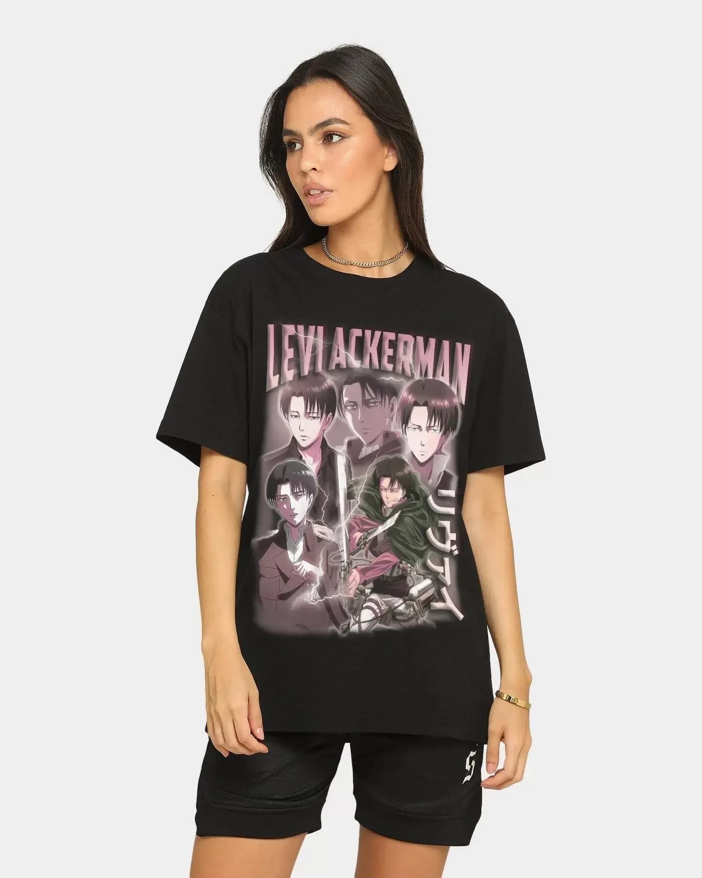 Levi Ackerman Tee - Black