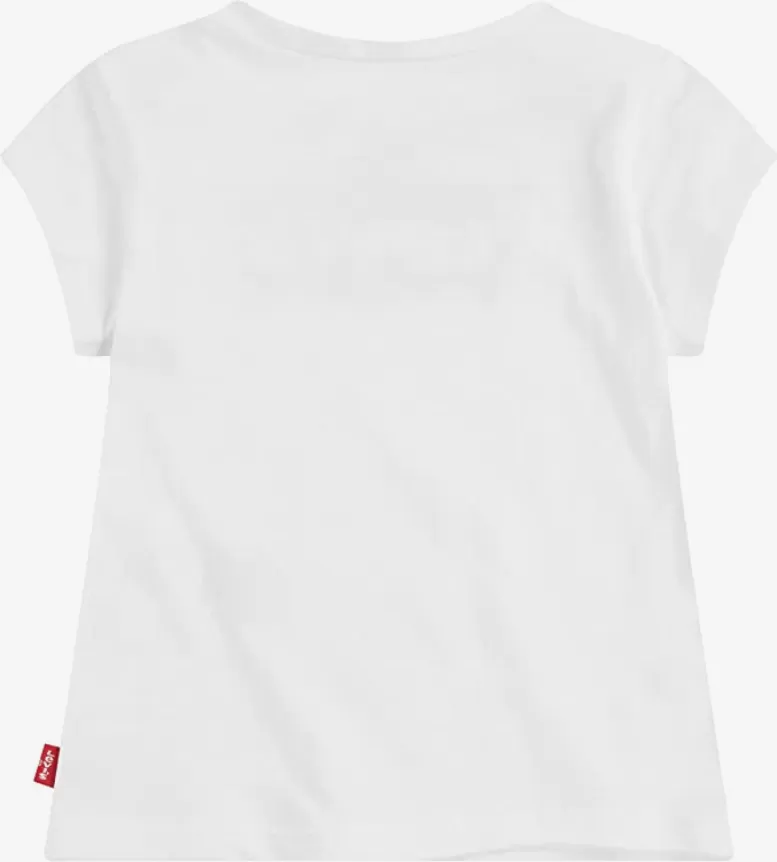 Levi's Kids Girls' T-shirt short sleeve Batwing Tee 4E4234-W5J white