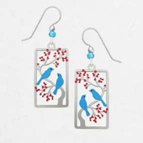 Lovely Blue Bird Earrings