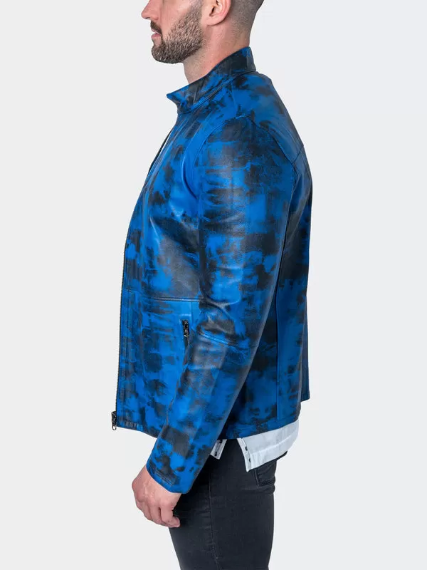 Maceoo Jacket | LEATHER LAB BLUE