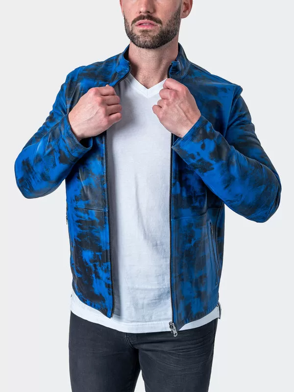 Maceoo Jacket | LEATHER LAB BLUE