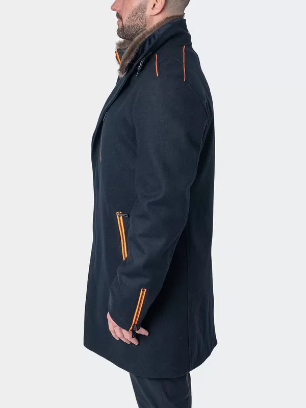 Maceoo Jacket | Peacoat CaptainOrange Blue