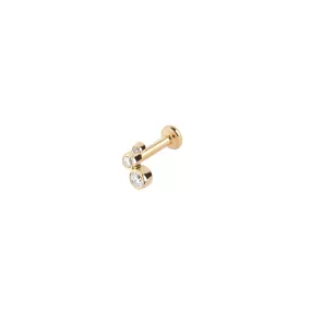 MBF Coco Labret, 14k Yellow Gold