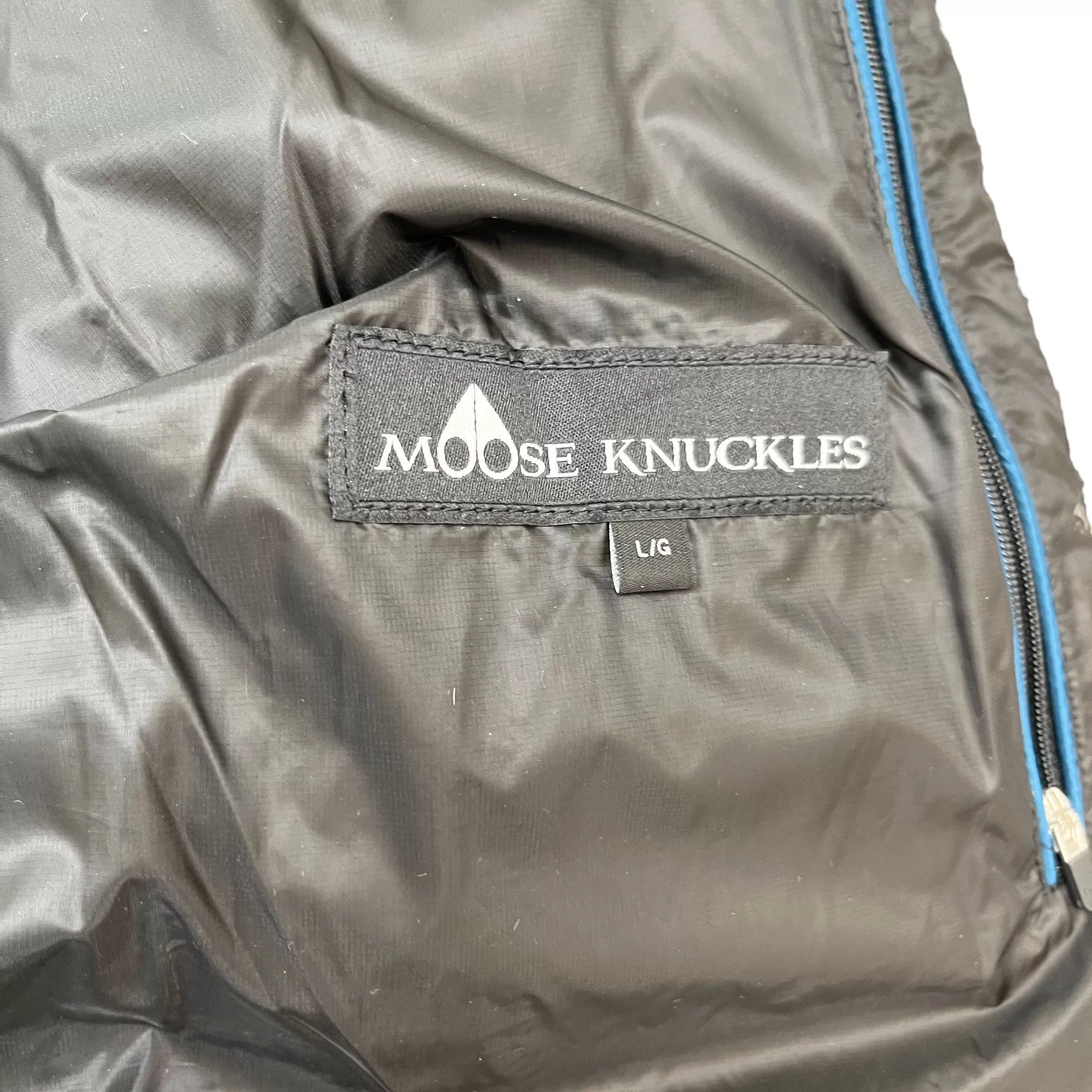 Men's 3Q Down Jacket Blue Size L