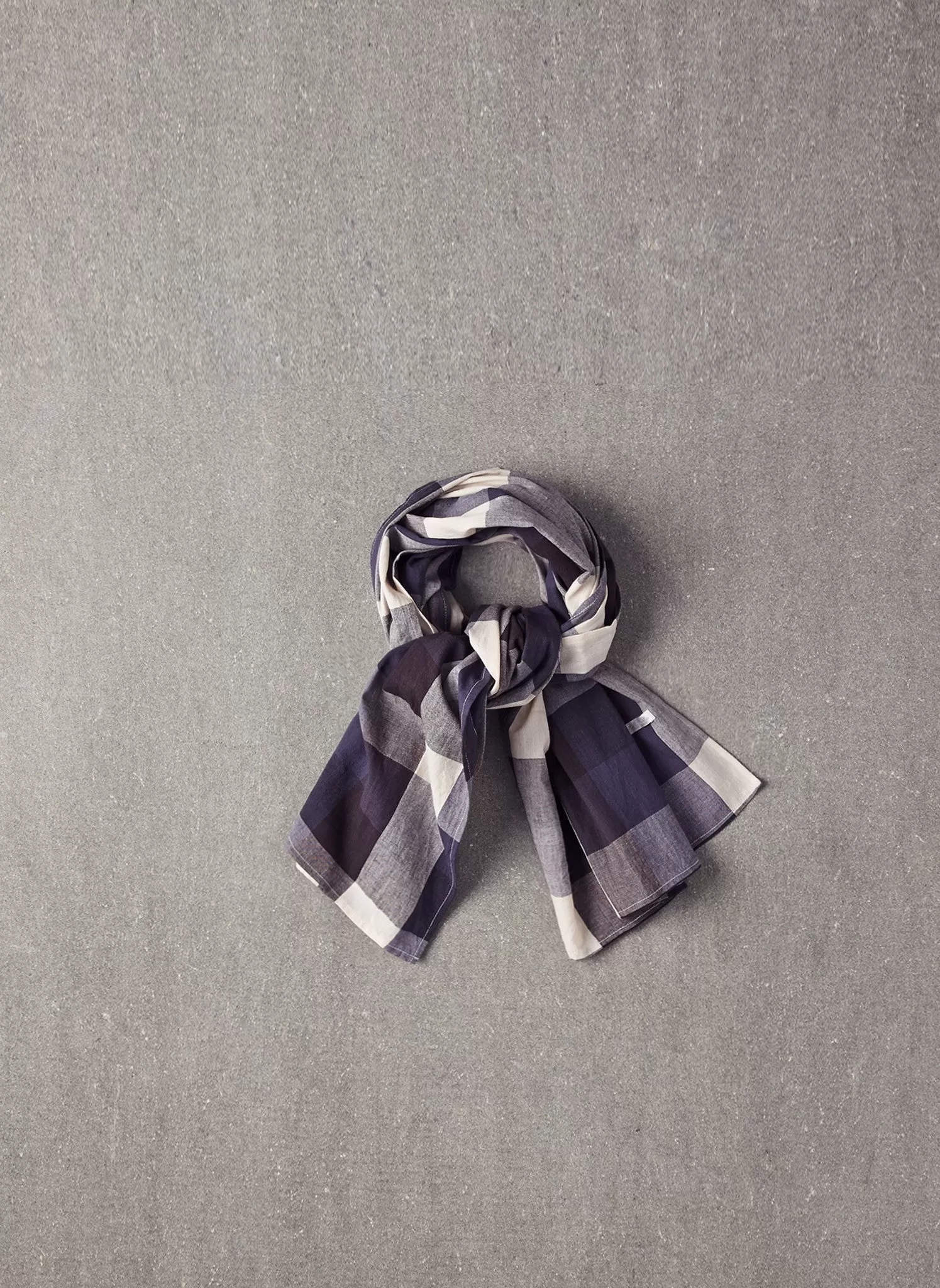 Nellystella Blake Scarf in Large Blue Plaid