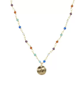 Nila Mini Stones Necklace - Multi