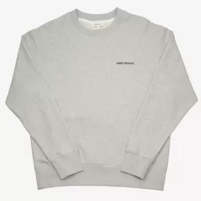 Norse Projects - Arne Logo Sweatshirt - Light Grey Melange