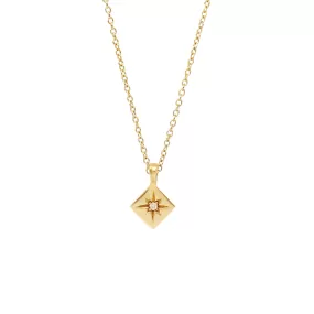 North Star Necklace - 14K Yellow Gold