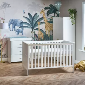 OBaby Evie 3 Piece Room Set - White