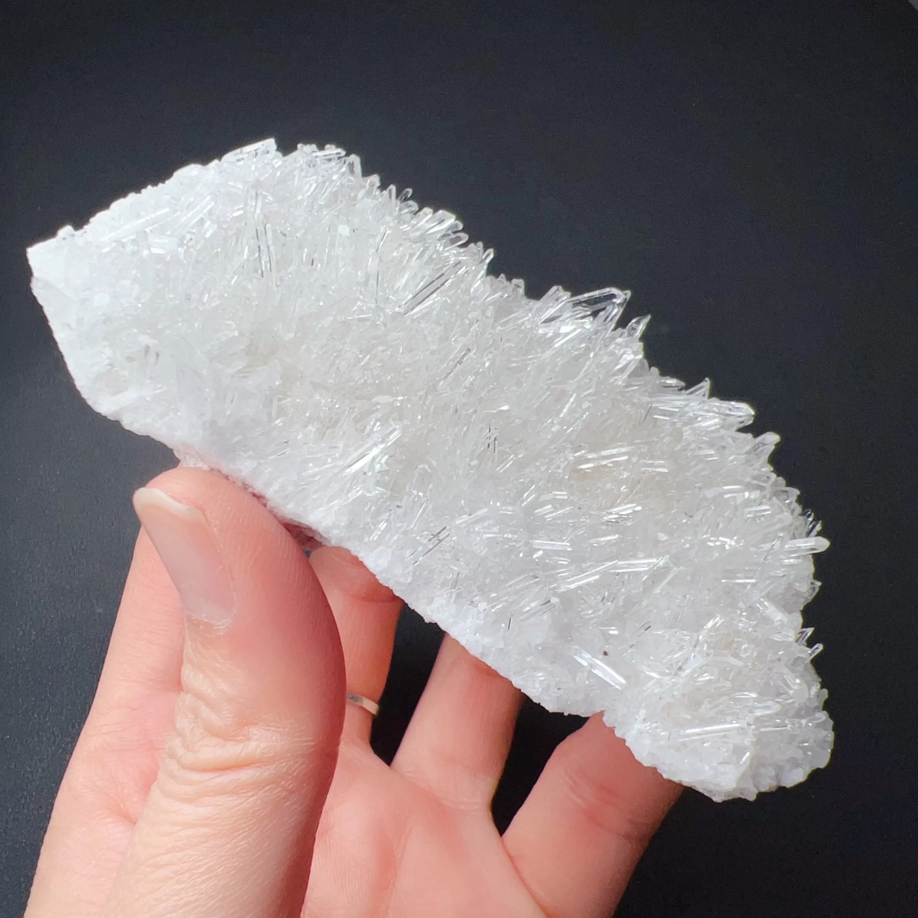 Only 1 Available Top Grade Natural Clear Quartz Cluster Cleasing Crystal 110g