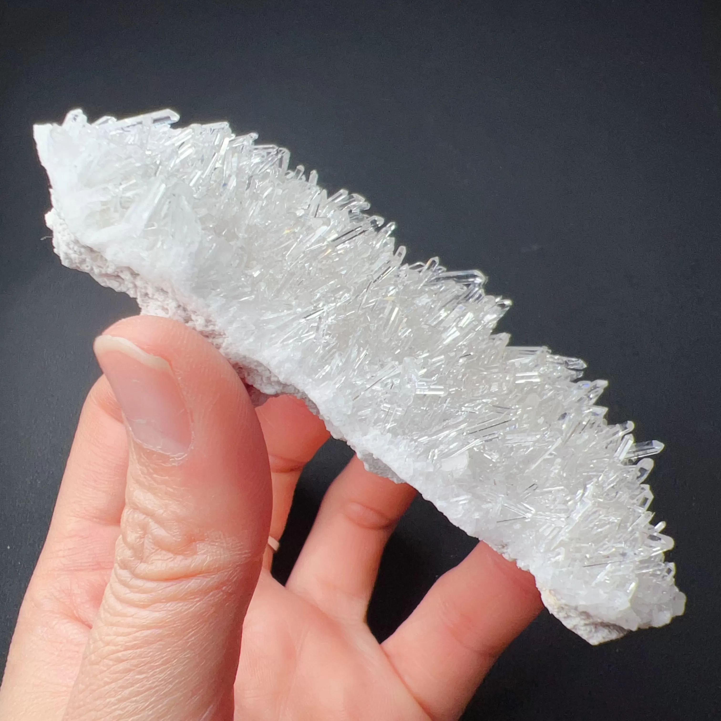 Only 1 Available Top Grade Natural Clear Quartz Cluster Cleasing Crystal 110g