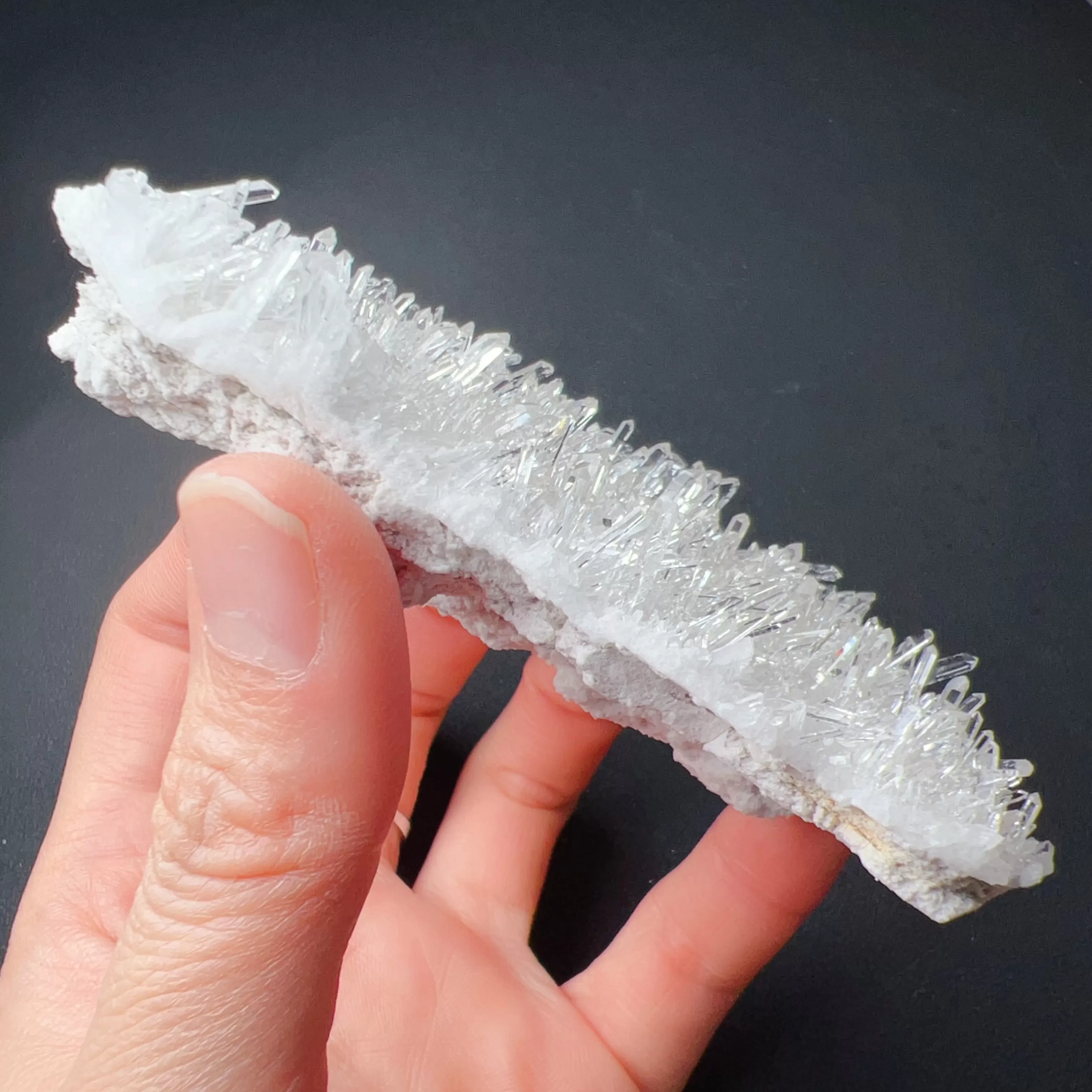 Only 1 Available Top Grade Natural Clear Quartz Cluster Cleasing Crystal 110g