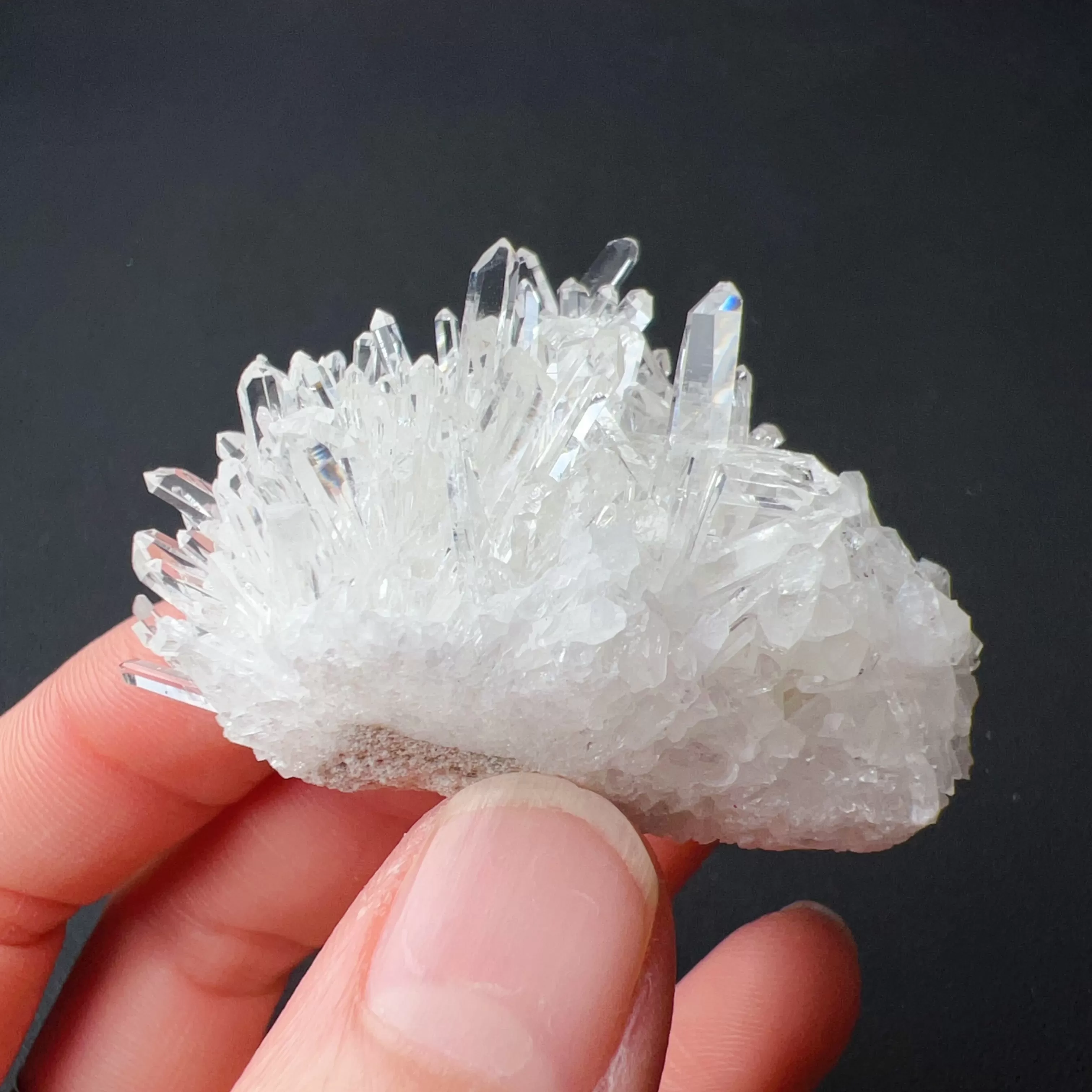 Only 1 Available Top Grade Natural Clear Quartz Cluster Cleasing Crystal 44g