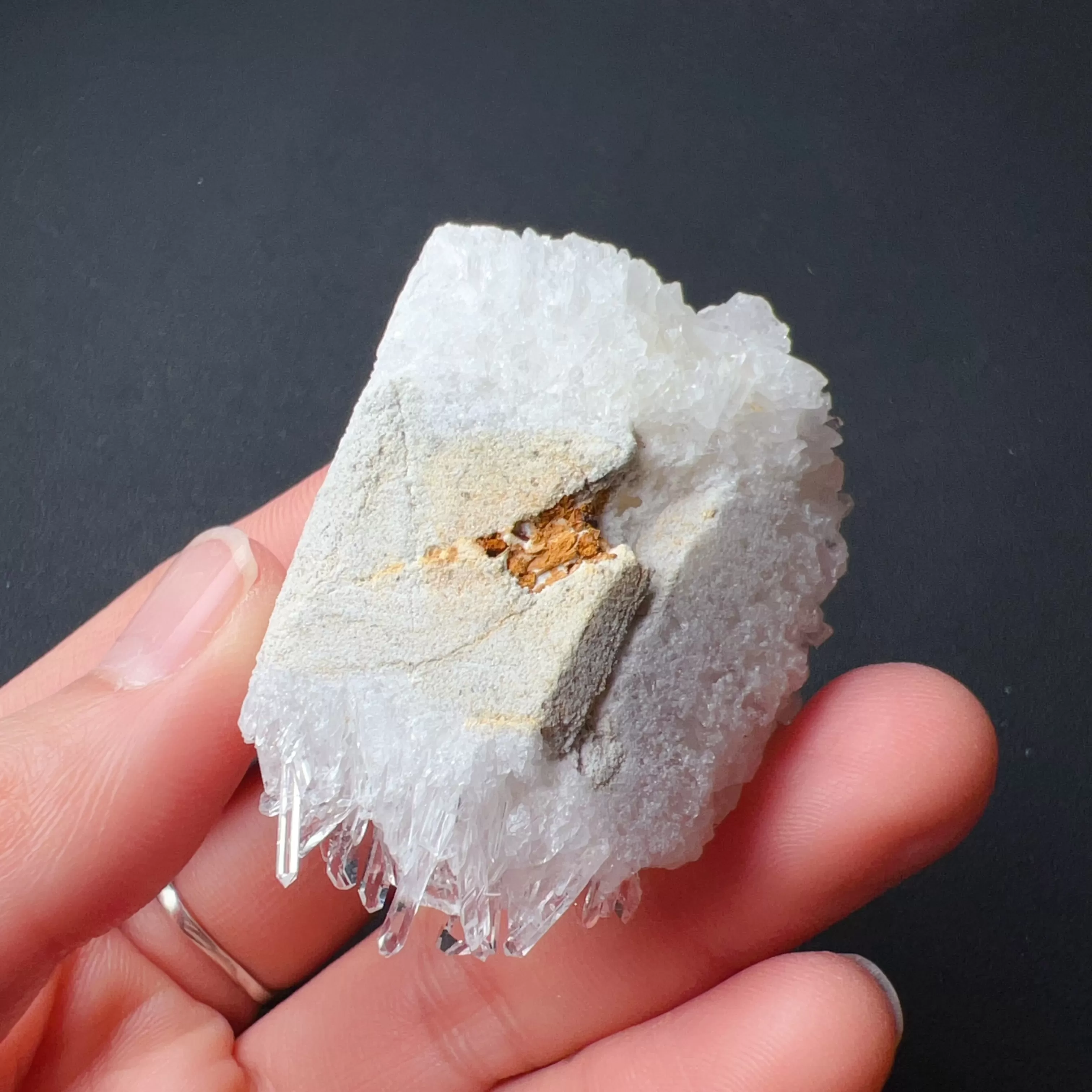 Only 1 Available Top Grade Natural Clear Quartz Cluster Cleasing Crystal 44g