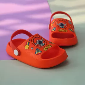 Orange Baby Crocs Slippers for Baby Boy