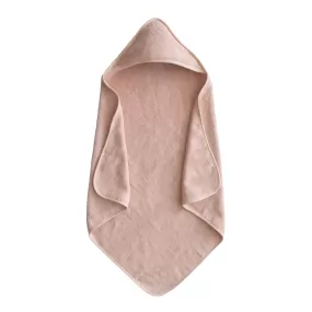 Organic Cotton Baby Hooded Towel - Blush