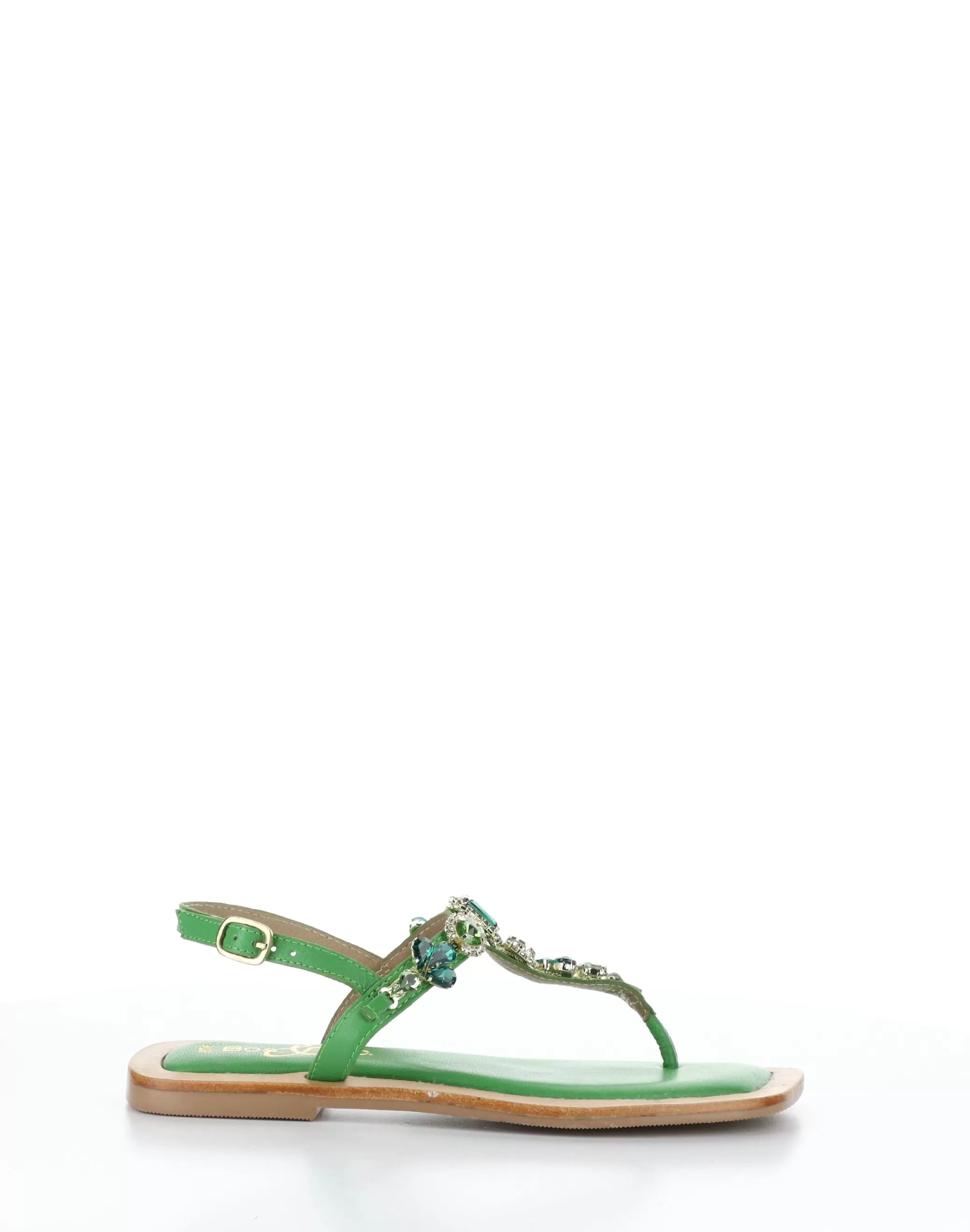 OTU GREEN Buckle Sandals