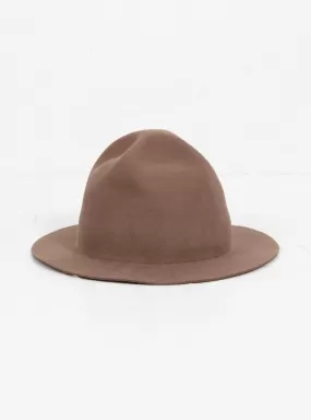 Packable Travel Mountain Wool Hat Mocha Brown