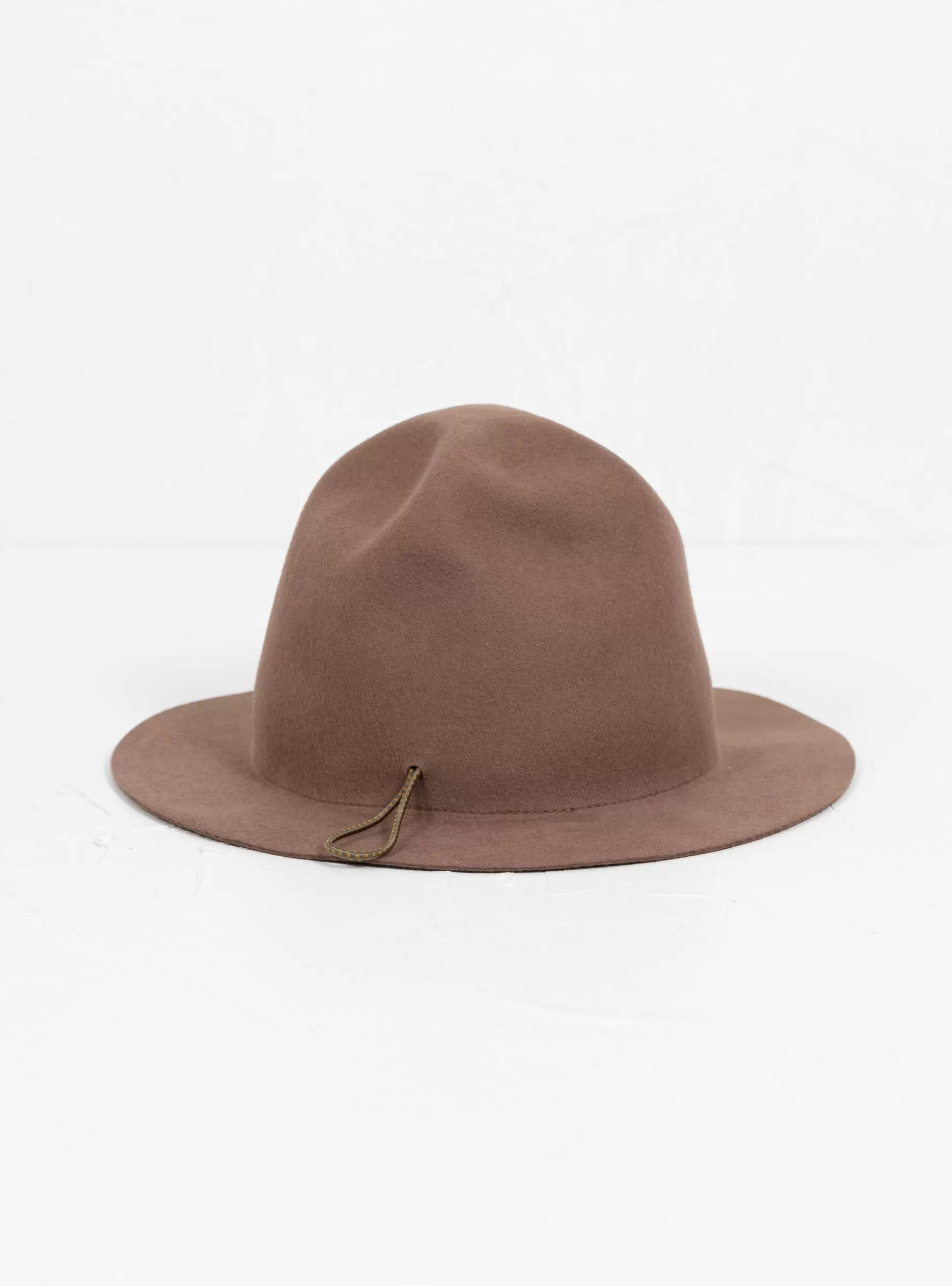 Packable Travel Mountain Wool Hat Mocha Brown