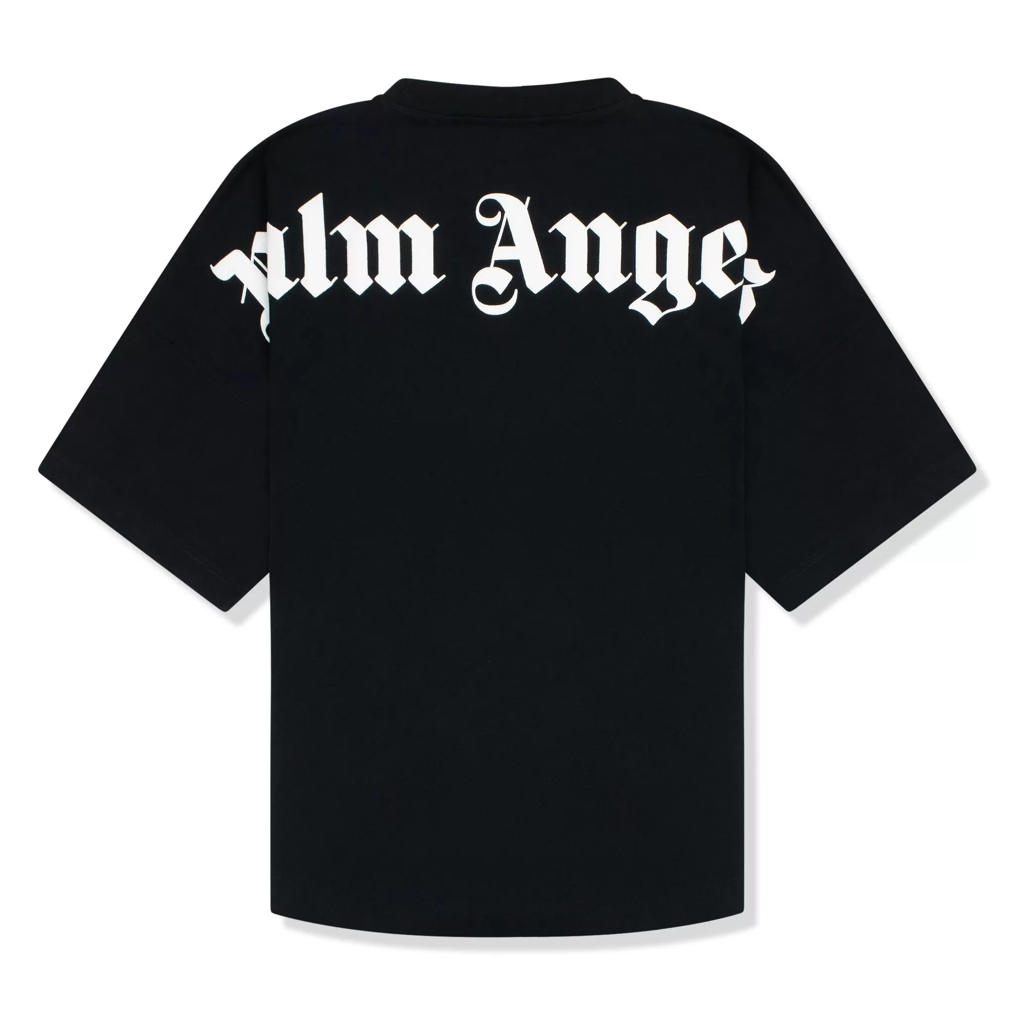 Palm Angels Logo Collar Back Black Oversized T Shirt