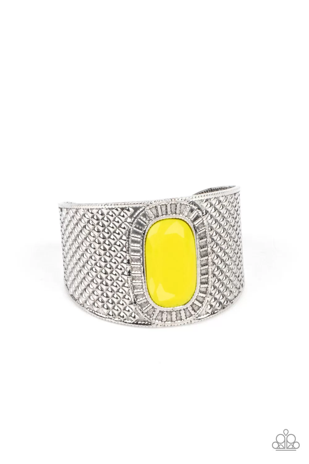 Paparazzi Poshly Pharaoh - Yellow Bracelet